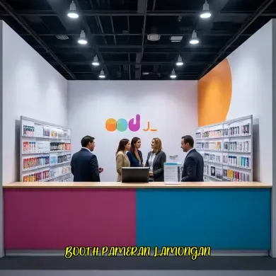 booth pameran lamongan